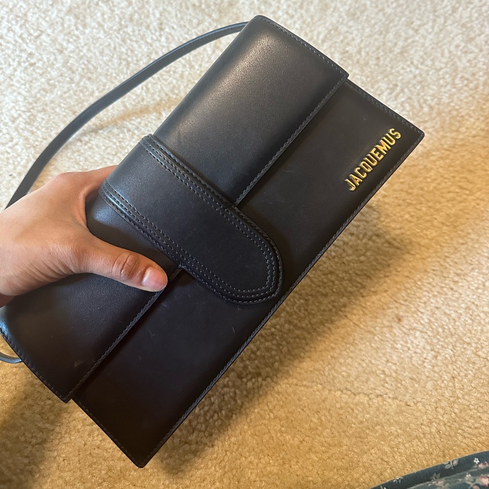 Jacquemus Black Le Bambino Long shoulder bag
